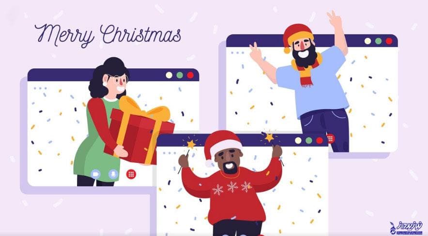 جذاب ترین متنهای پیامکی فارسی و انگلیسی کریسمس